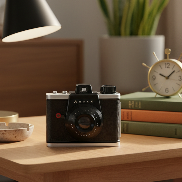 Vintage Ansco Readyflash Camera – 1953 Mid-Century Viewfinder Camera – Retro Decor