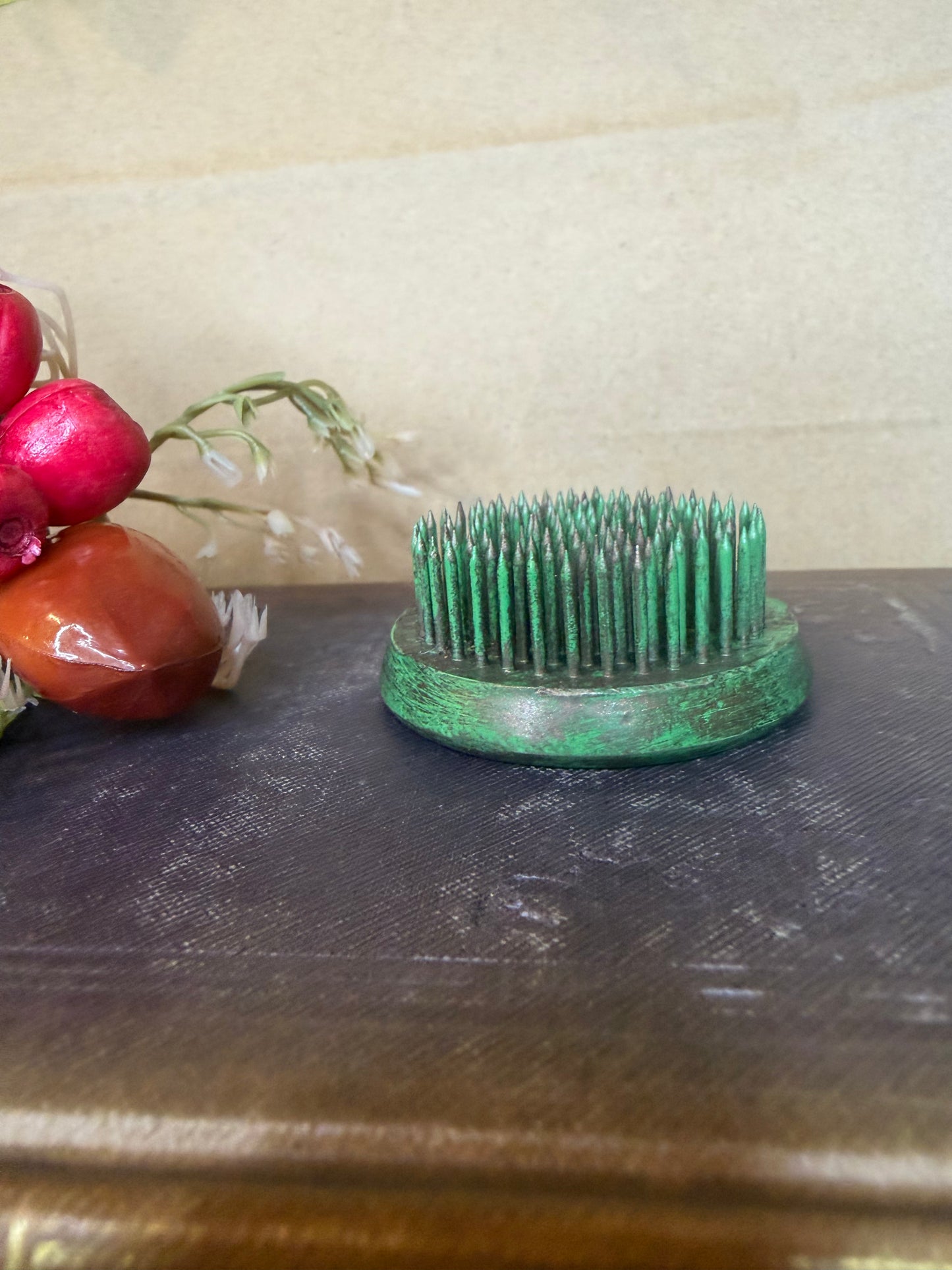 Vintage-Style 2” Flower Frog – Metal Floral Holder