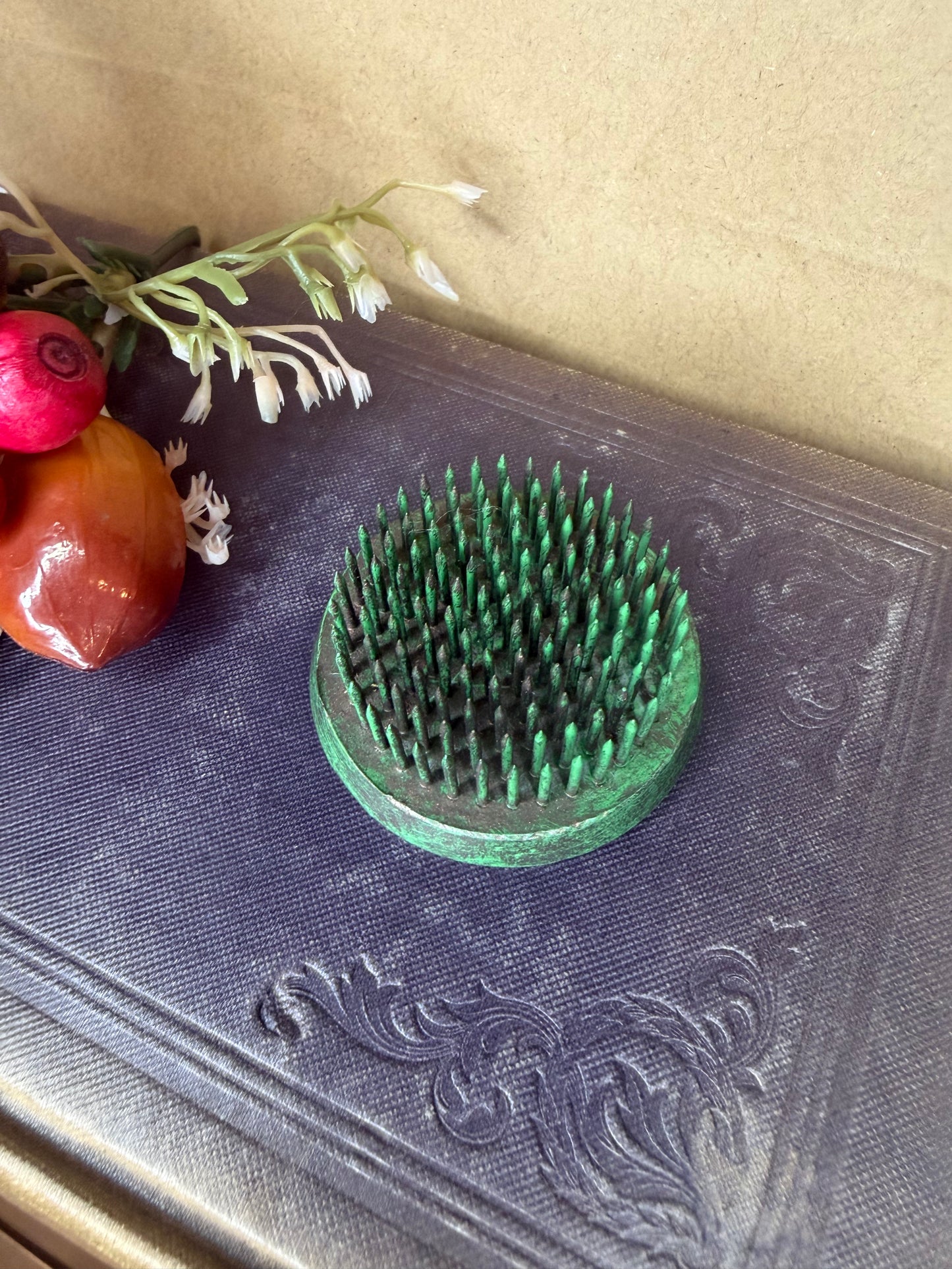 Vintage-Style 2” Flower Frog – Metal Floral Holder