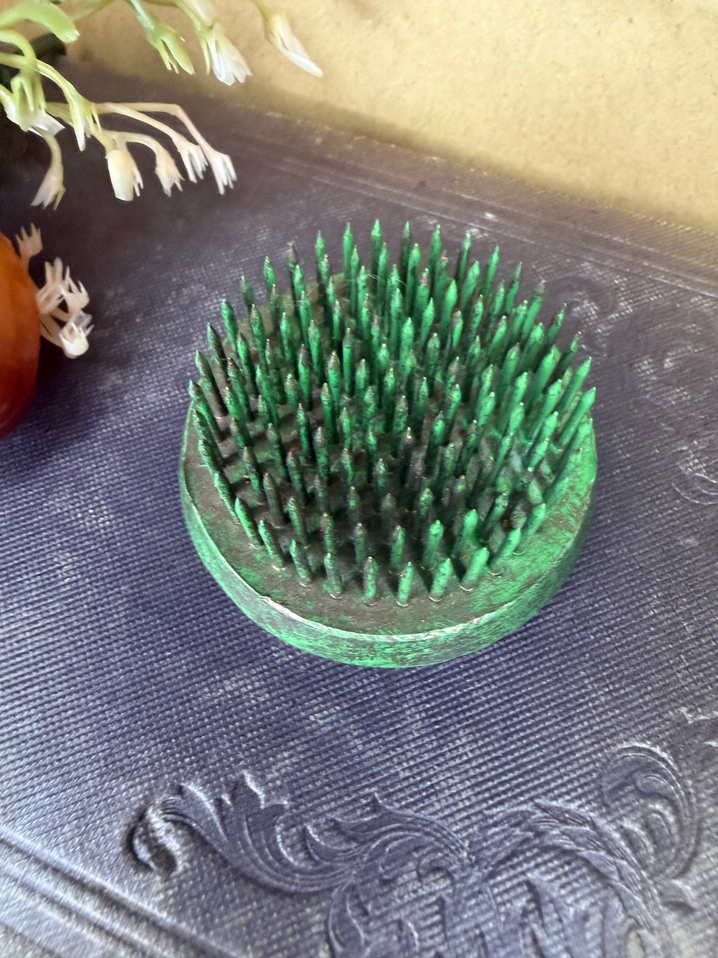 Vintage-Style 2” Flower Frog – Metal Floral Holder