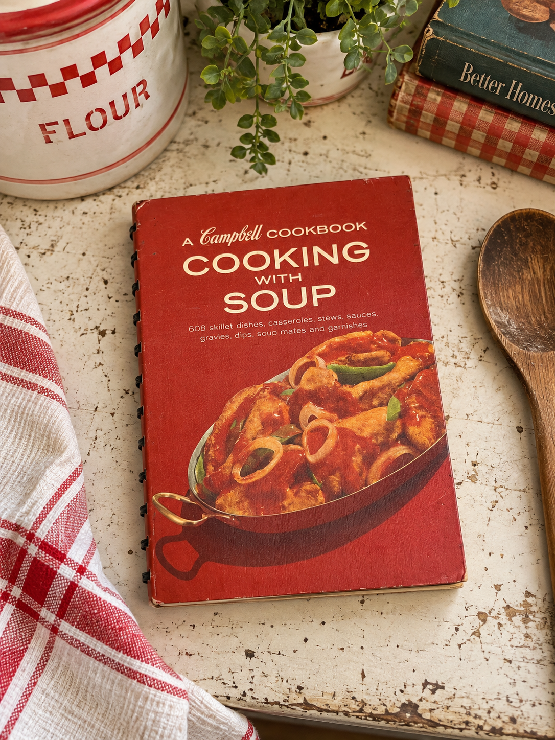 Campbell’s Cooking with Soup Cookbook – 1969 Revised Edition Spiral Bound