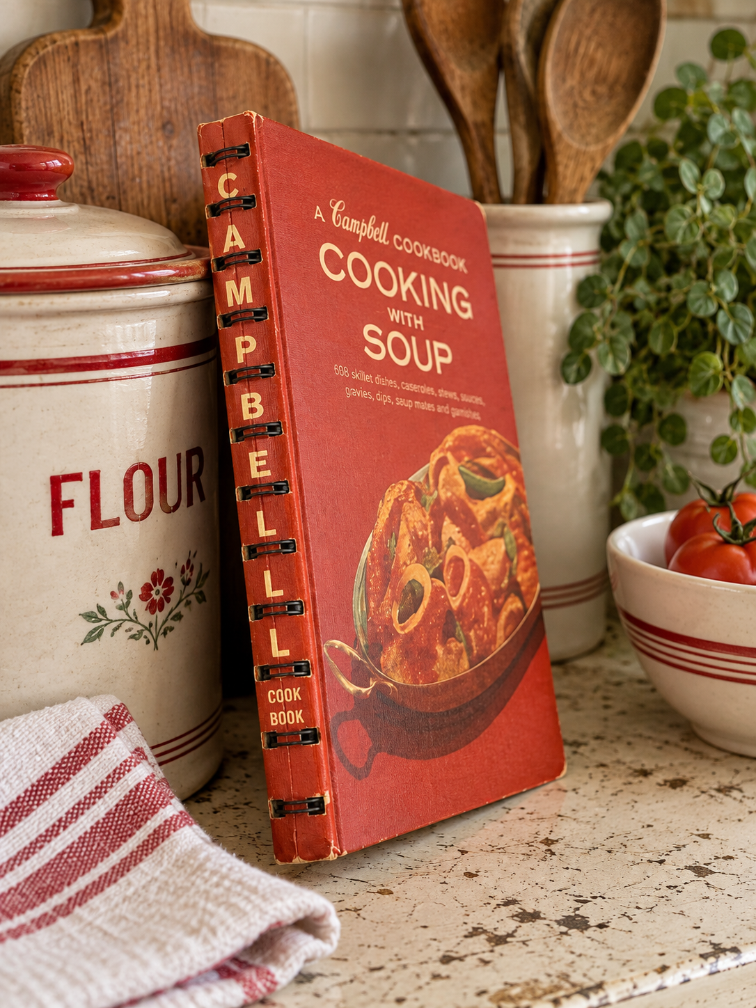Campbell’s Cooking with Soup Cookbook – 1969 Revised Edition Spiral Bound