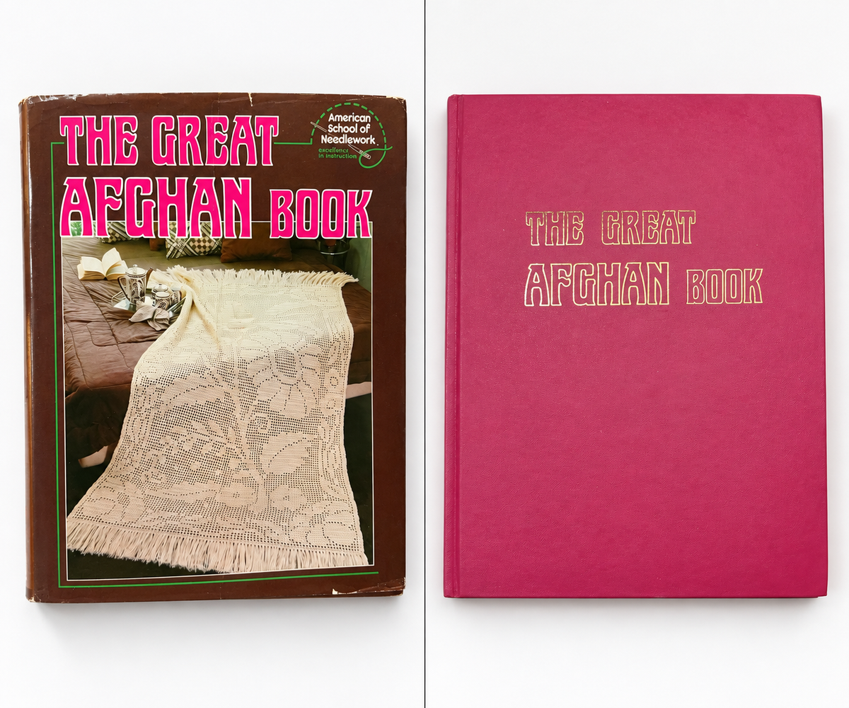 The Great Afghan Book – Vintage 1981 Needlework Pattern Book