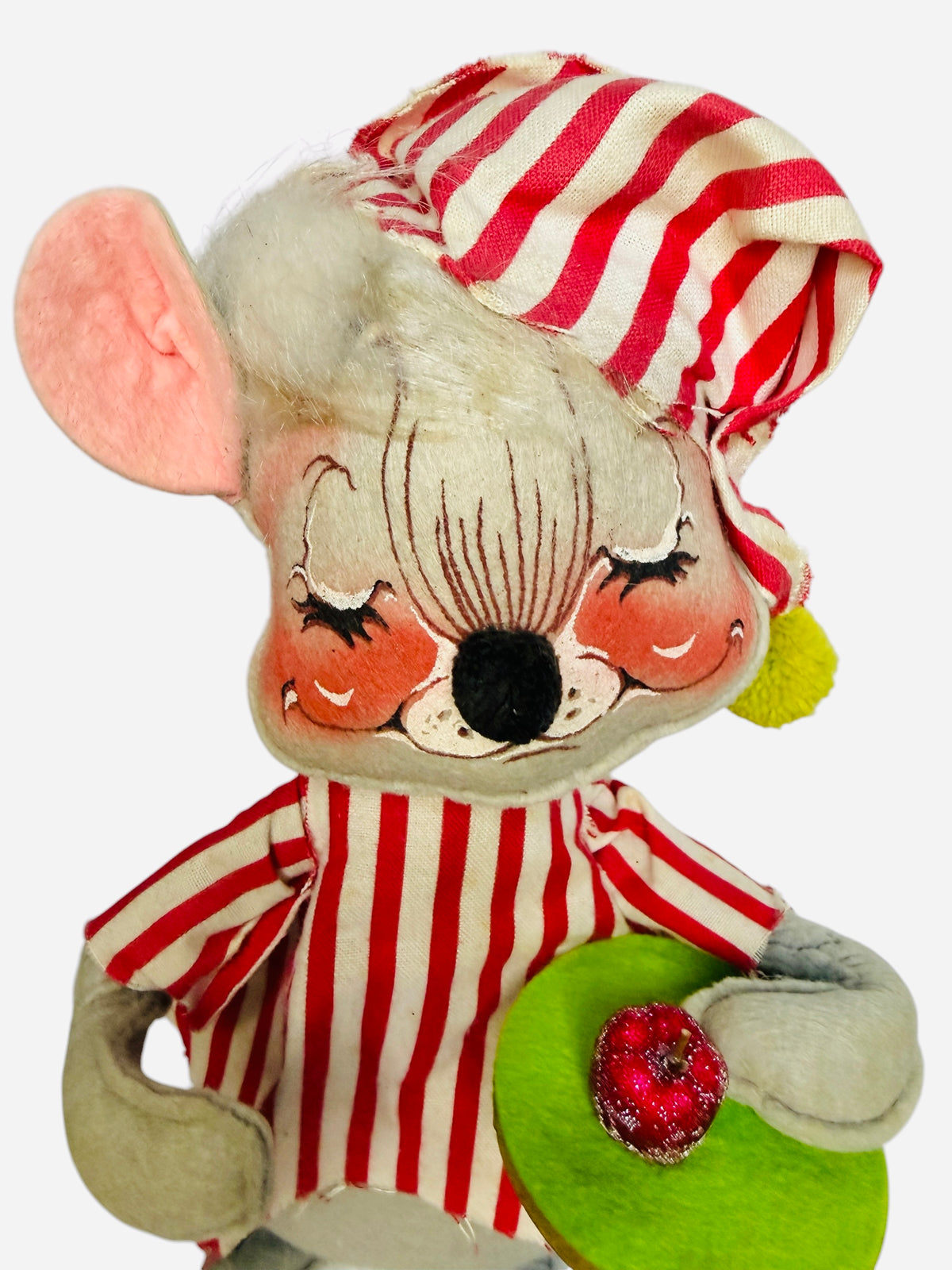 Large 1971 Annalee Mobilitee Bedtime Christmas Mouse Doll – Sugar Plum Fairy – 13.5”