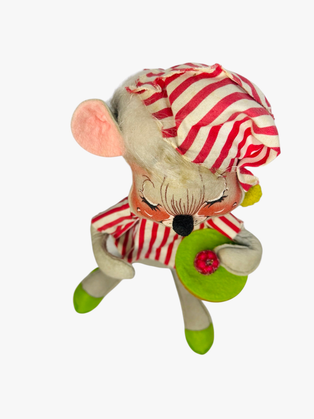 Large 1971 Annalee Mobilitee Bedtime Christmas Mouse Doll – Sugar Plum Fairy – 13.5”