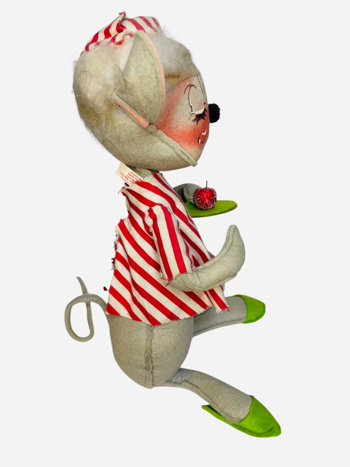 Large 1971 Annalee Mobilitee Bedtime Christmas Mouse Doll – Sugar Plum Fairy – 13.5”